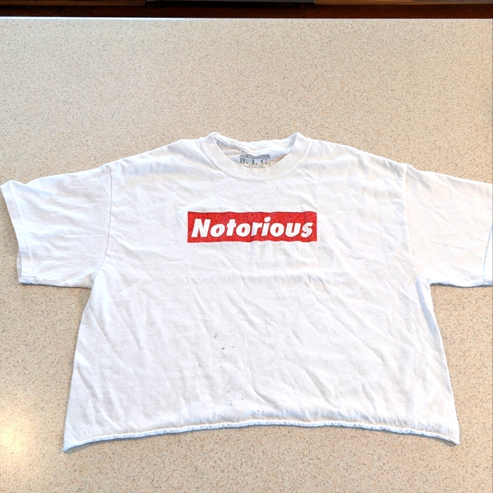 Woman's Med Notorious B I G "half" shirt